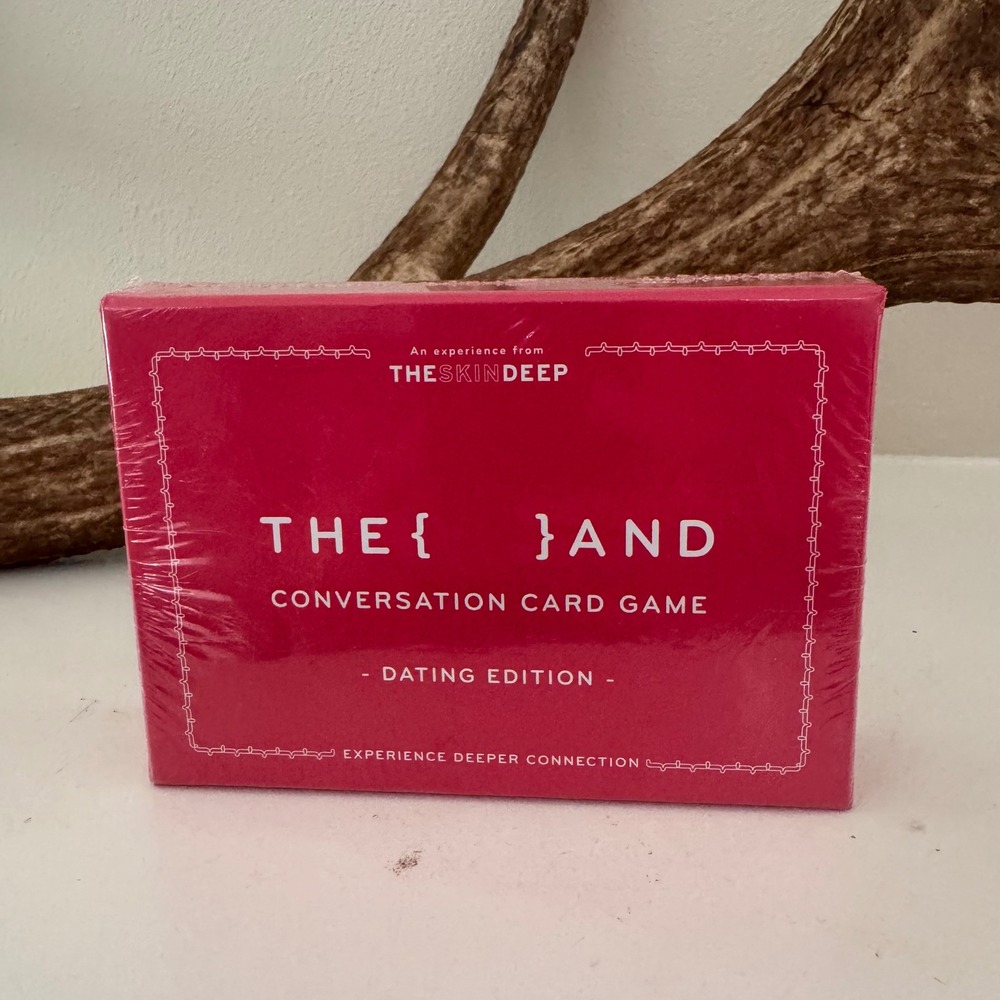 The Skin Deep THE { AND } Conversation Card Game Dating Edition New Sealed